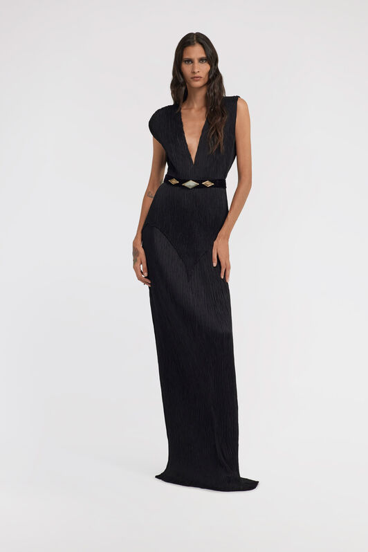 RC Long dress RC Long dress Nero TWT100-RD034