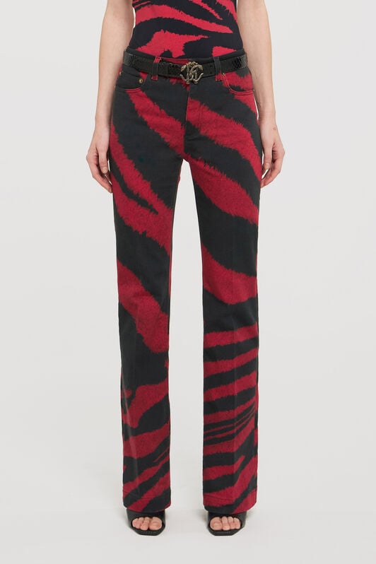 RC Jean bootcut à imprimé Zebra Tribute RC Jean bootcut à imprimé Zebra Tribute Rouge UWJ221-DAP26