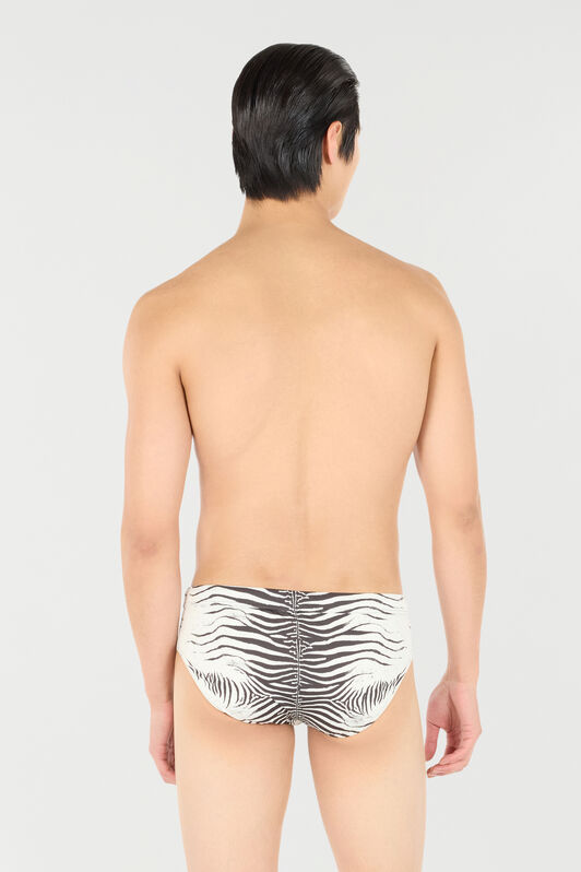 RC Slip De Bain À Imprimé Zèbre Noir/Blanc URH01M-LNN49
