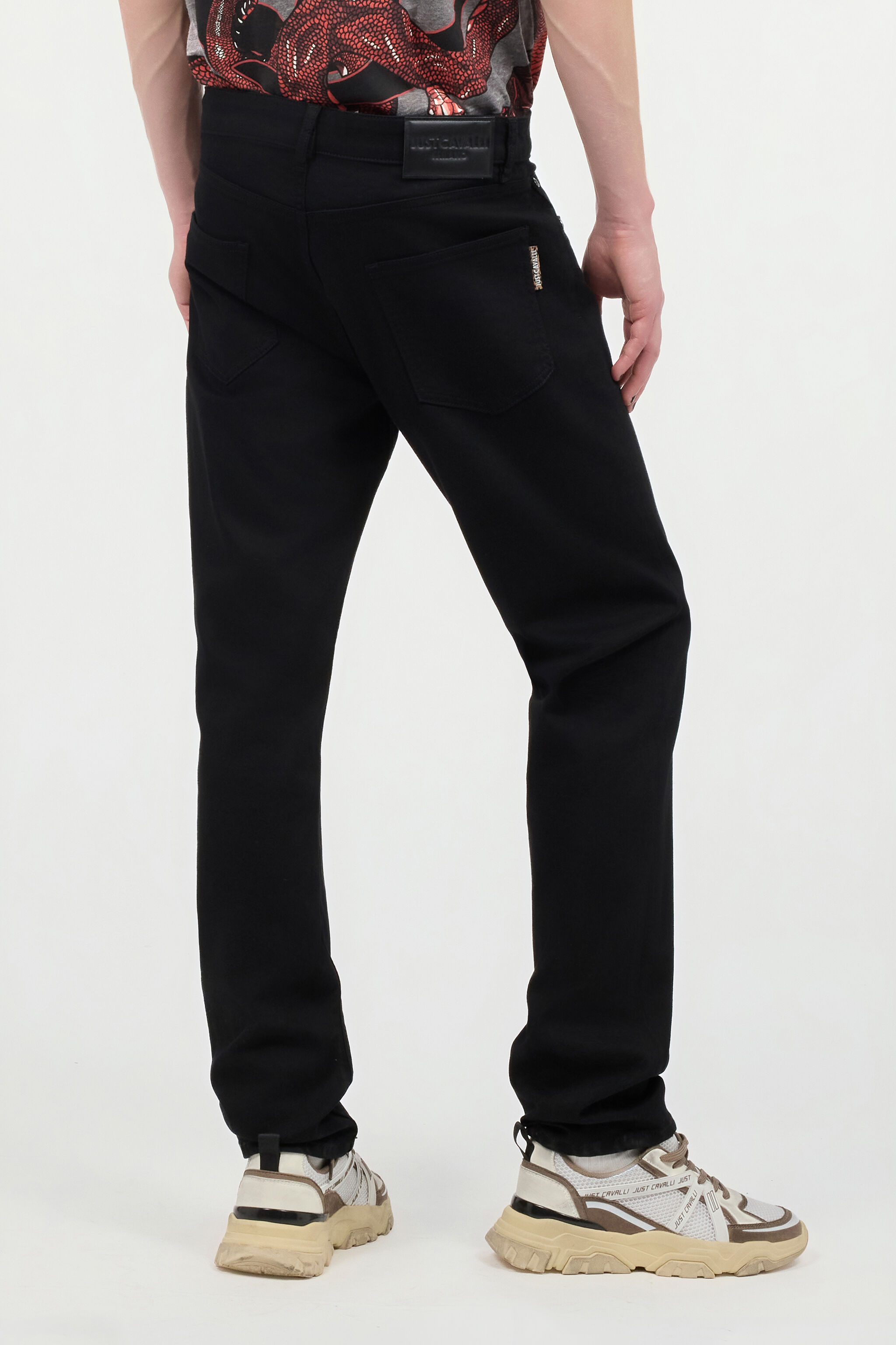 JC Pantalon Avec Détails À Logo Noir UFJ006-UF026