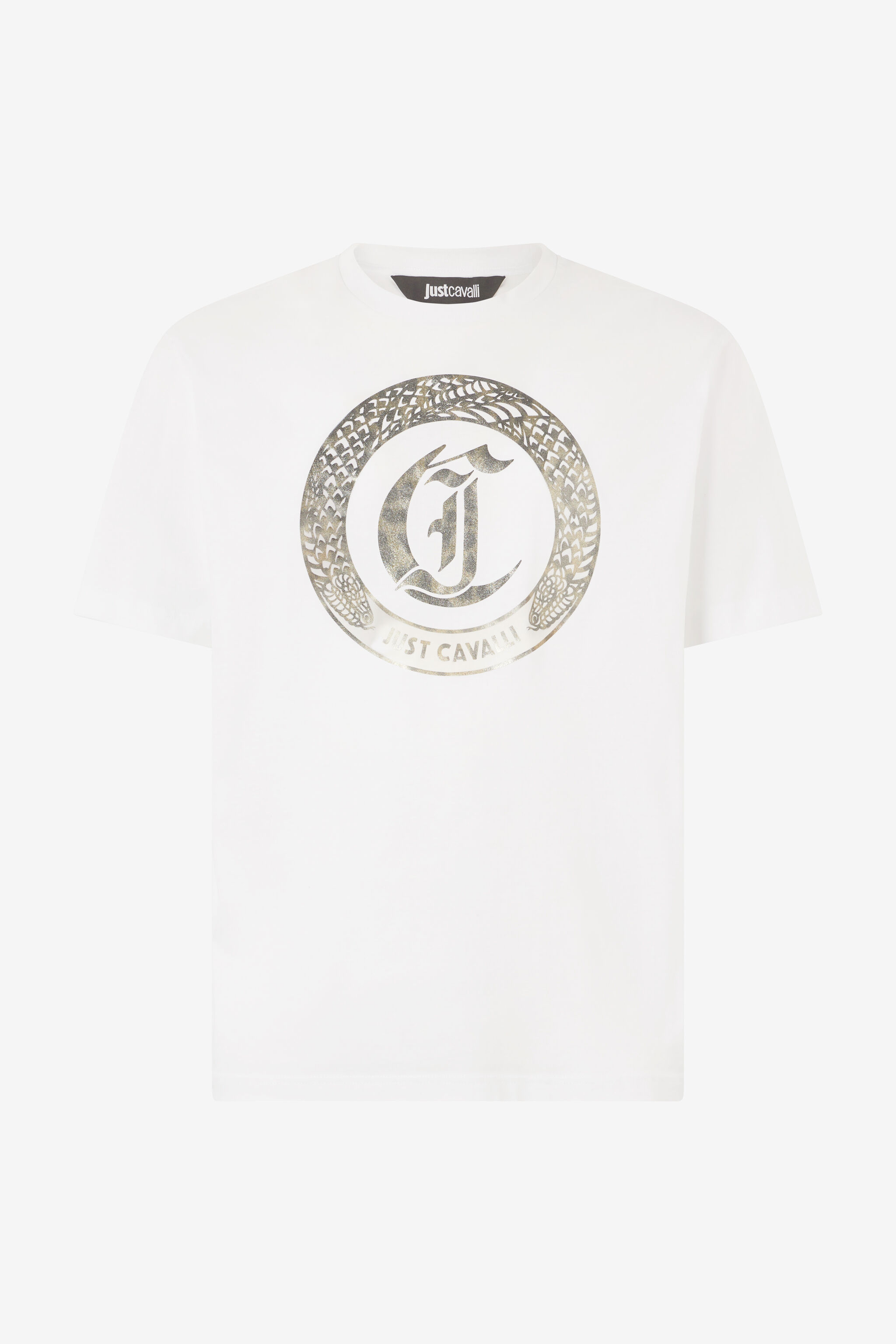 JC T-Shirt Mit Logo-Print Vorn Weiß UFT065-UF085