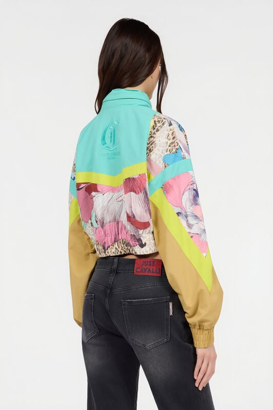 JC Windbreaker im Flower Multicolor Print MULTICOLOR SCURO UFT198-UF264