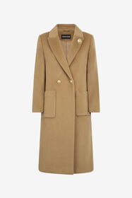 ${brand} Double-Breasted Long Coat ${colorDescription} ${masterID}
