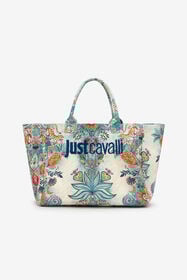 JC Sac d'Épaule à Imprimé Tropical Garden 217 AZZURRO + 582 AR WFB118-WF448