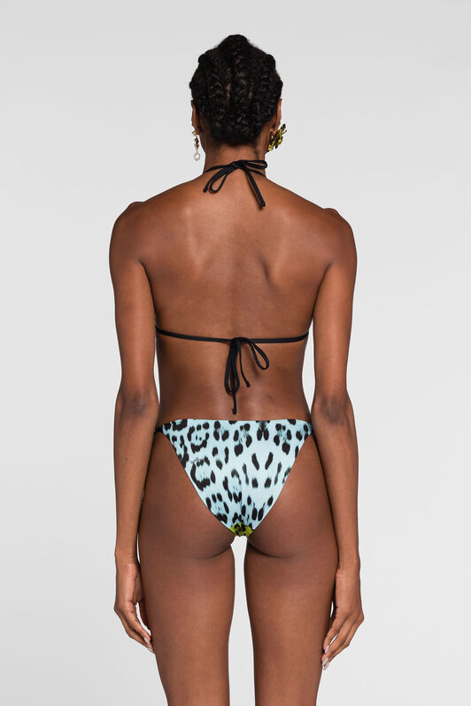 RC Jaguar-Print Bikini Top Light green/Light blue QKW00H-LNF53