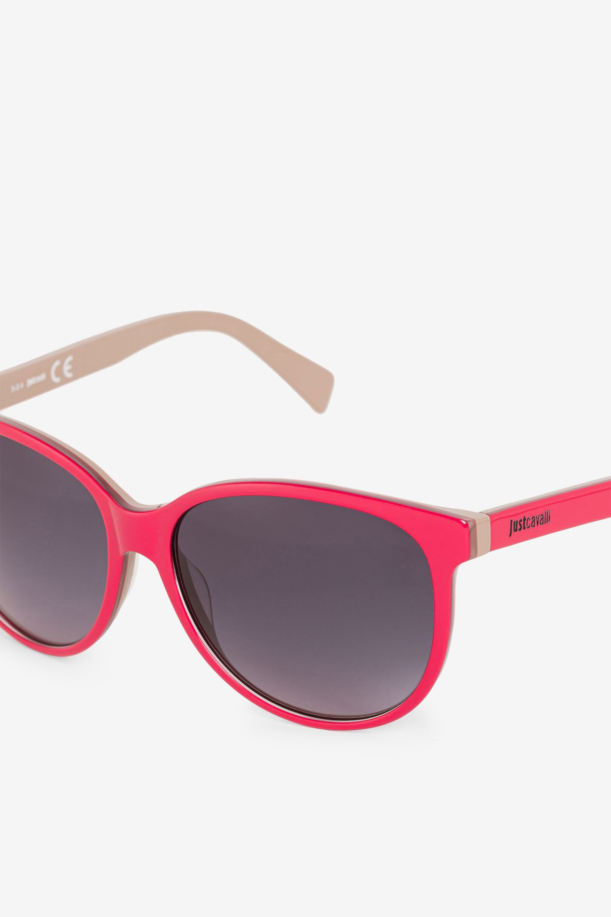 JC Logo-Print Sunglasses Fuchsia XDLMDH-IMAAG