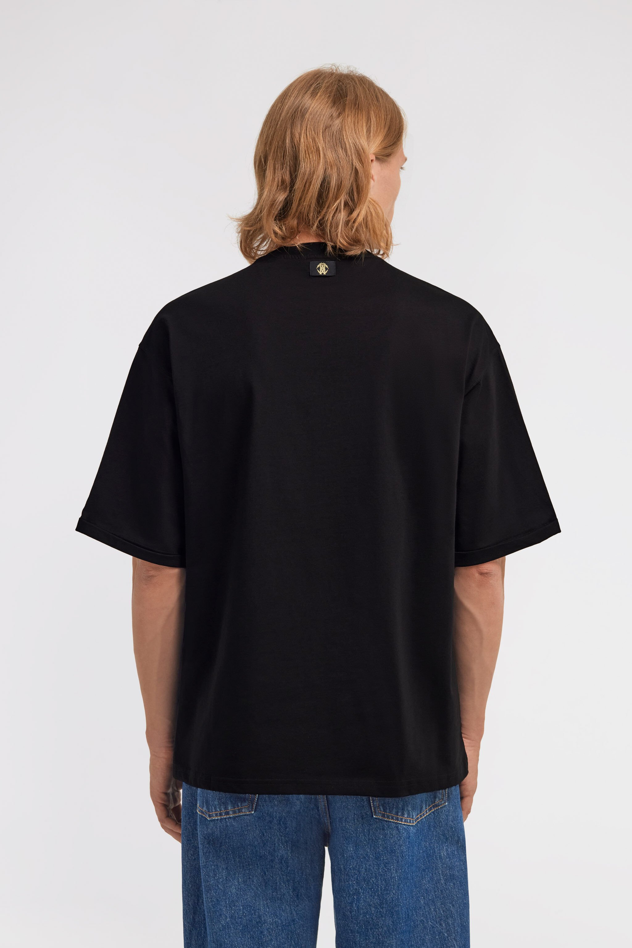 RC Printed T-shirt Negro TRT62H-JD060
