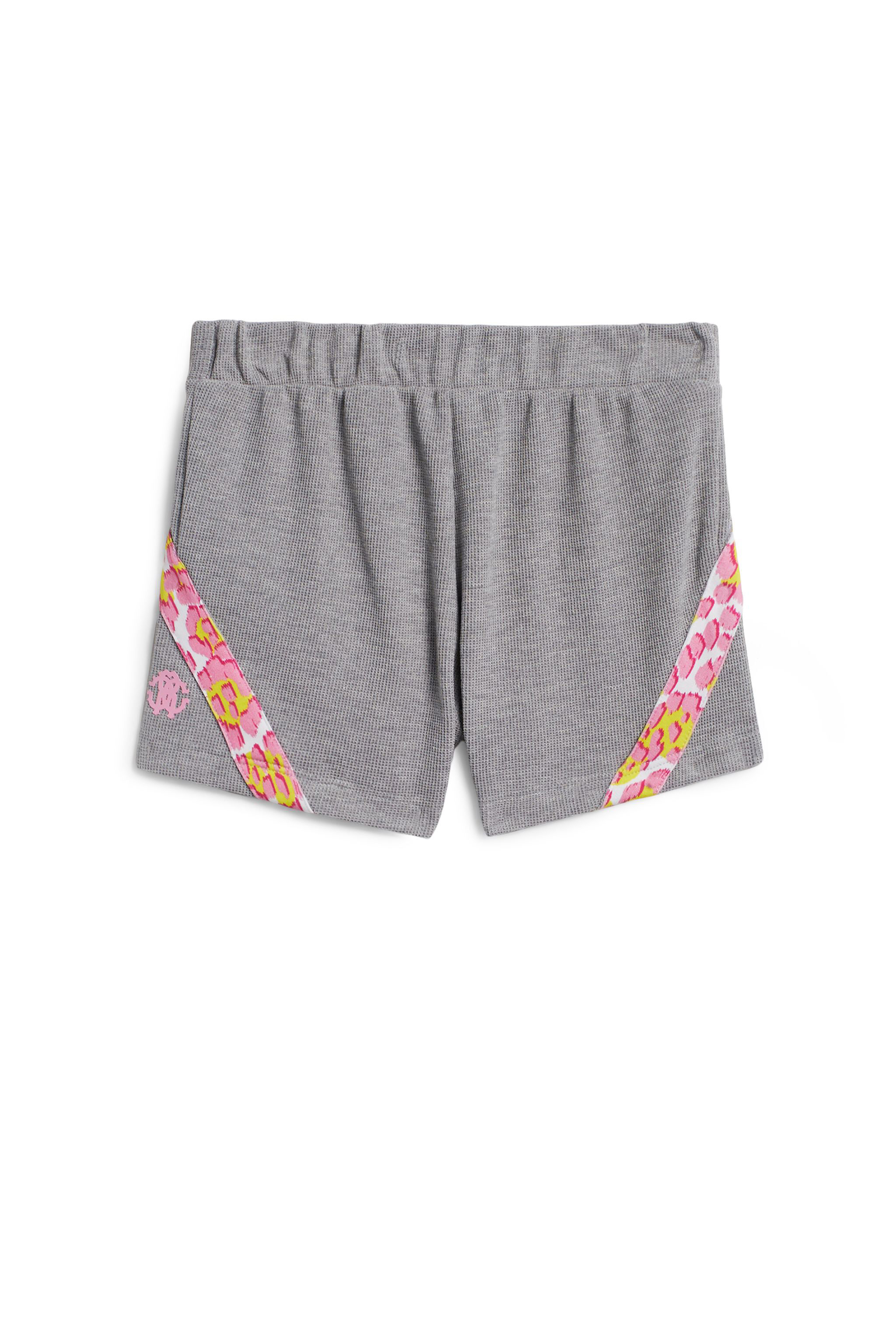 JU Short en jersey gris à imprimé GREY MELANGE IJT214-JD074