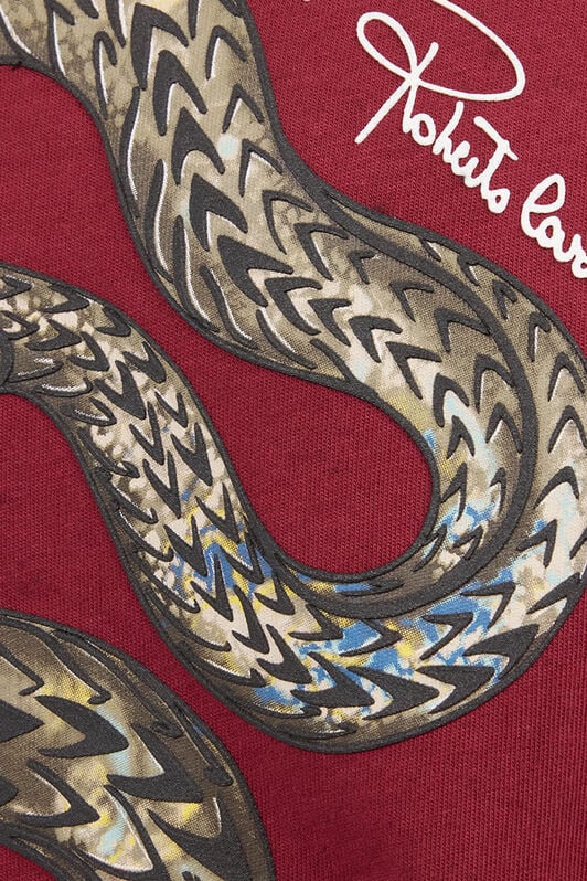 RC Burgundy Snake Print T-Shirt RC Burgundy Snake Print T-Shirt CABERNET ROT60E-JD065