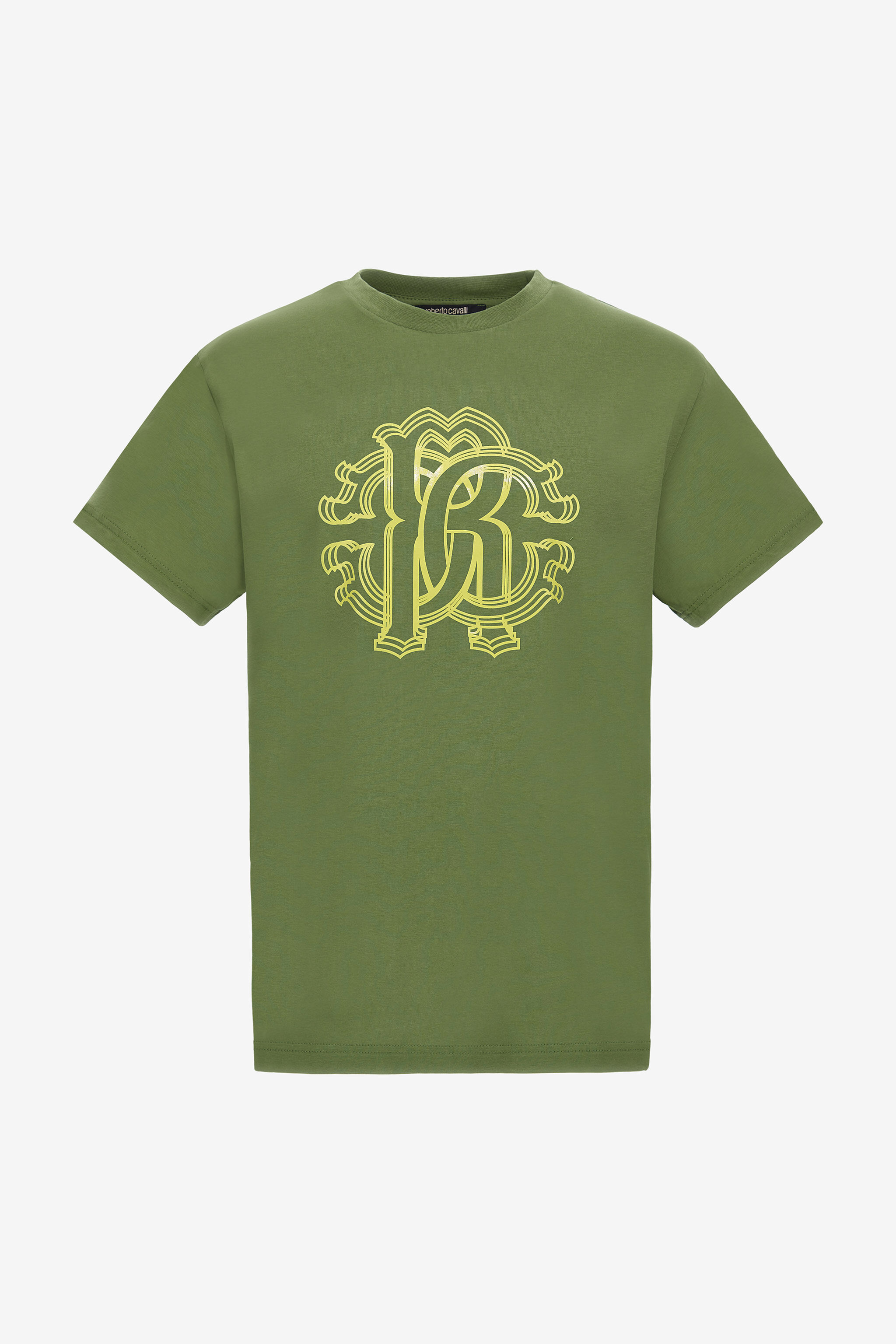 RC T-shirt con Monogram RC Verde NOT60L-JD060
