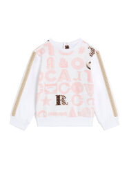 ${brand} Embroidered-sleeve detail sweatshirt ${colorDescription} ${masterID}