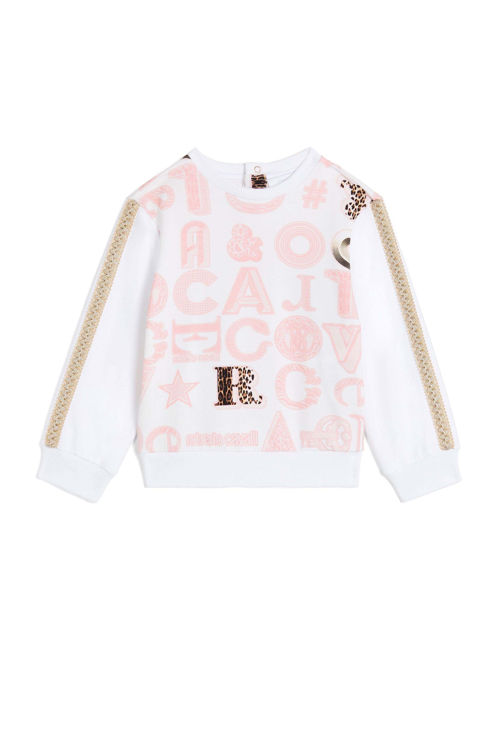 JU Sweat à imprimé Cavalli Mania Rose MJT927-HUB68