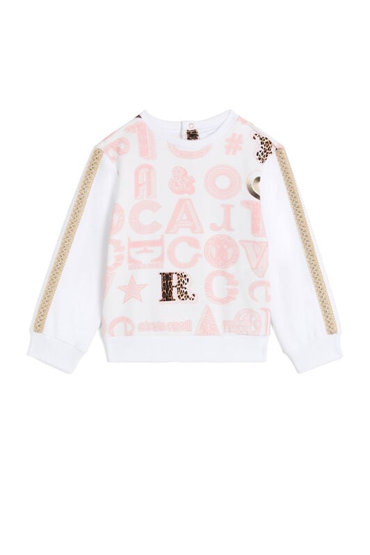 JU Sweat à imprimé Cavalli Mania JU Sweat à imprimé Cavalli Mania Rose MJT927-HUB68