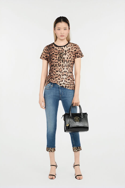 RC Leopard Print T-Shirt JAGUAR QOT60A-JFG34