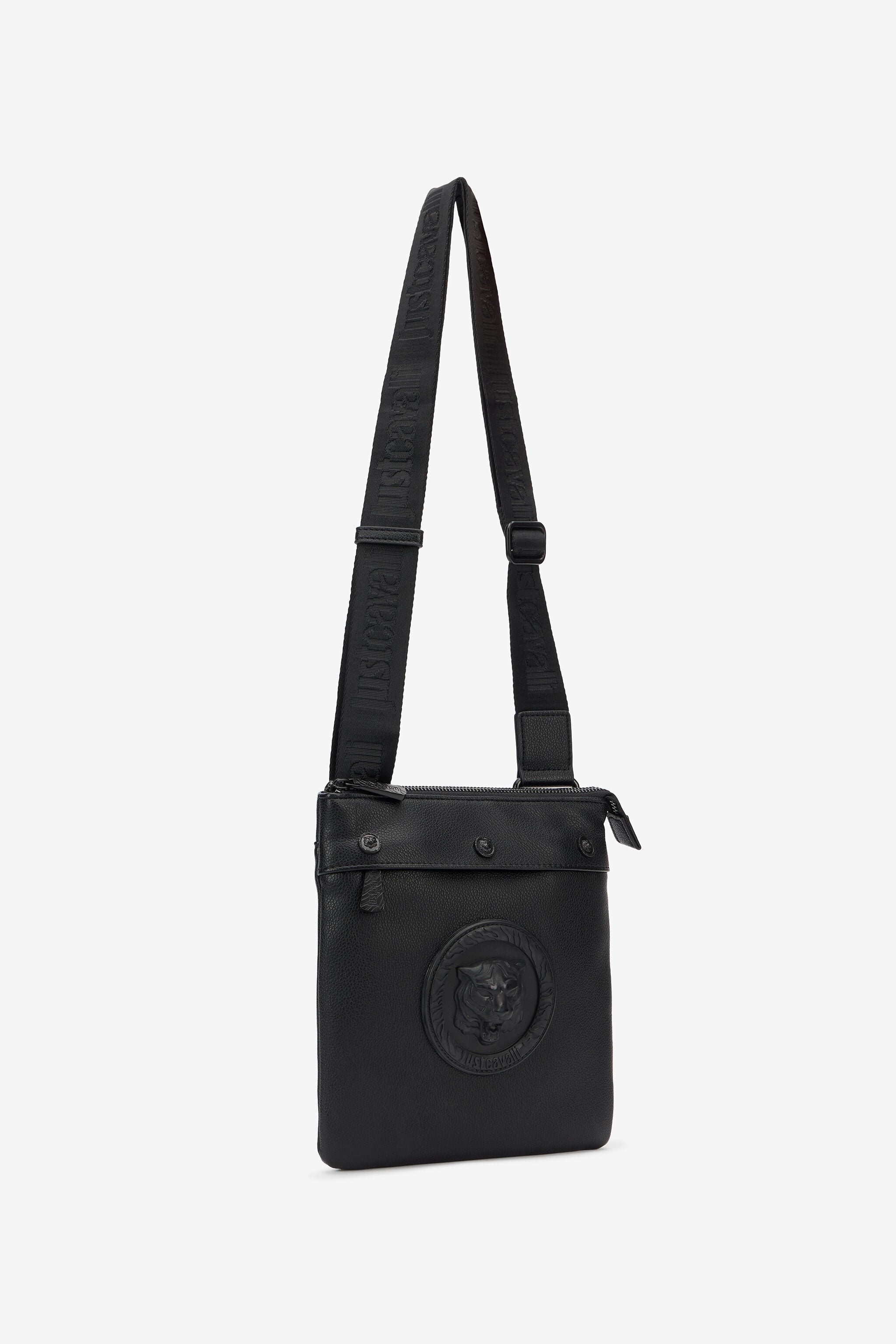 JC Sac Bandoulière Avec Motif Tigre Embossé JC Sac Bandoulière Avec Motif Tigre Embossé BLACK Q62352-Q1255