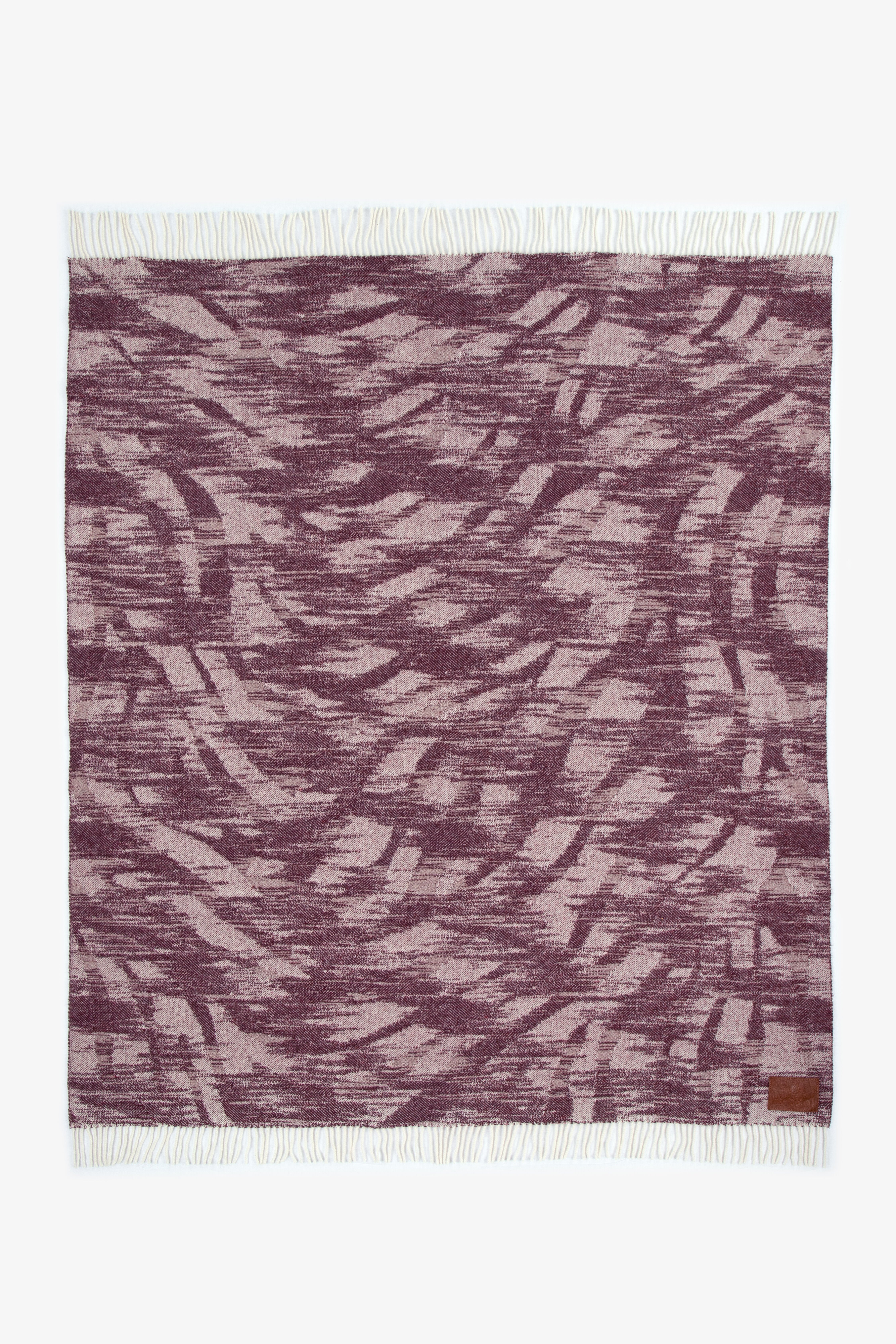 HO Plaid Jacquard Savana BURGUNDY VALH07-IH016