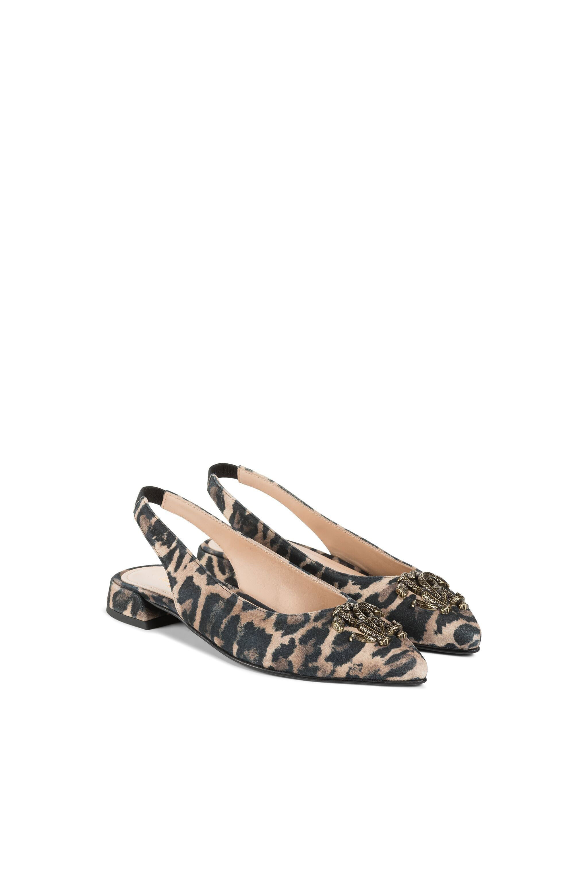 Leopard stacked heels top