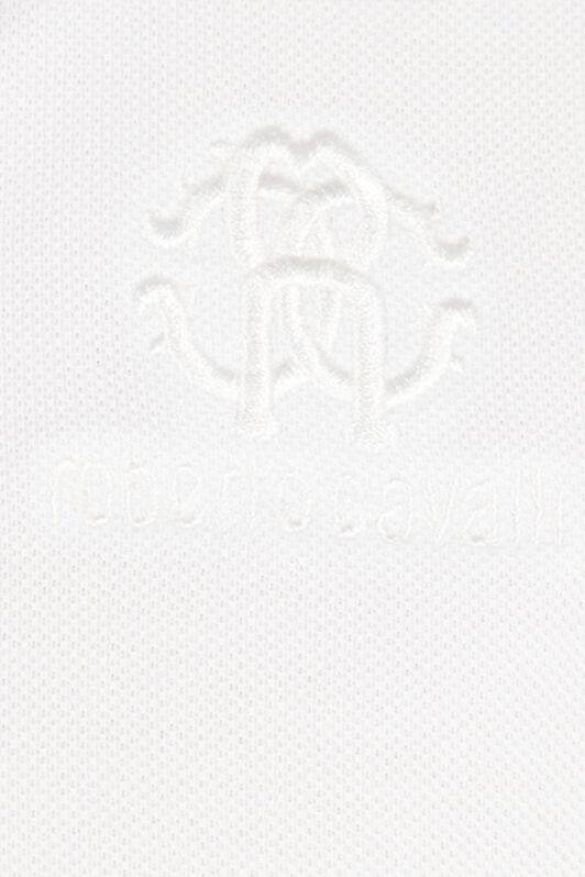 RC Polo With RC Monogram And Logo Embroidery White POT64A-KB001