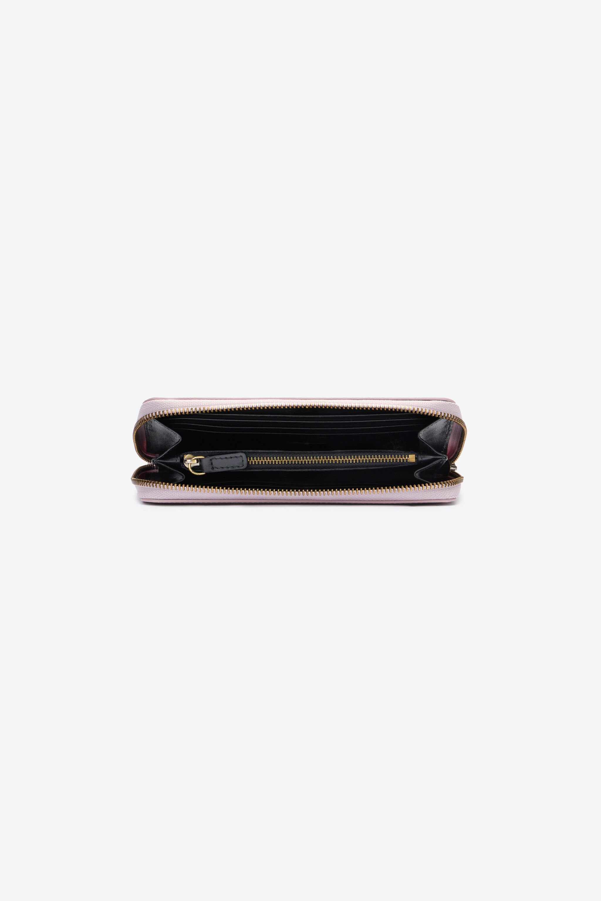 RC Portafoglio in pelle con Monogram RC Rosa OOA00B-PZ015