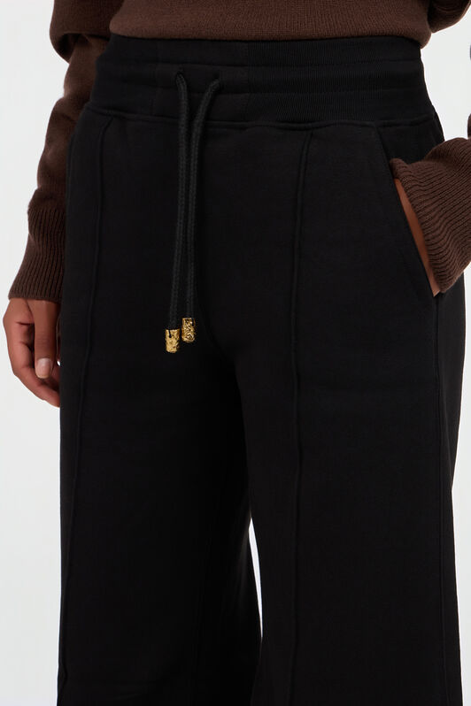 RC Pantaloni Sportivi Con Impuntura Centrale RC Pantaloni Sportivi Con Impuntura Centrale Nero VQT20B-CF057
