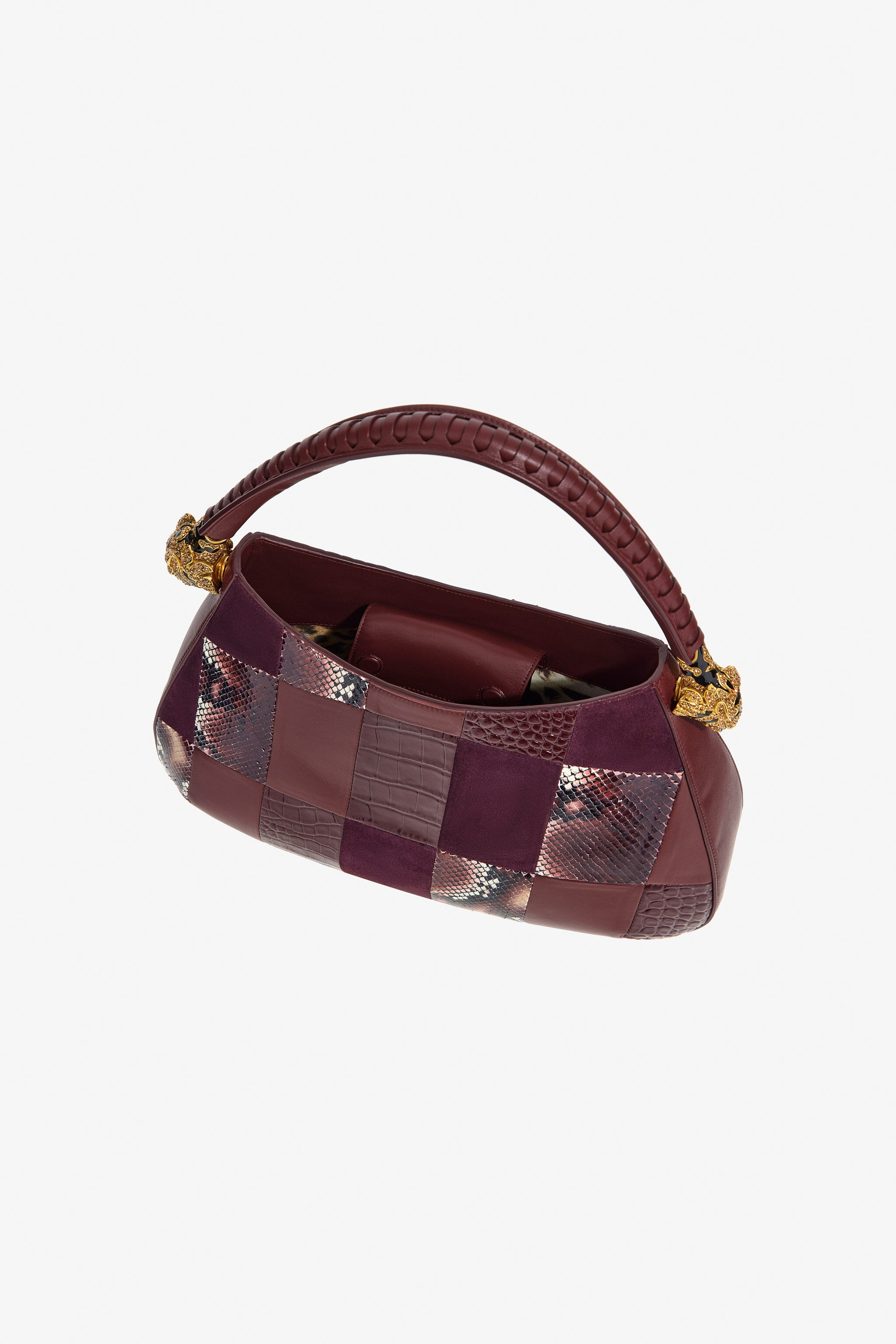 RC Patchwork Shoulder Bag Purple TKB022-PZP01