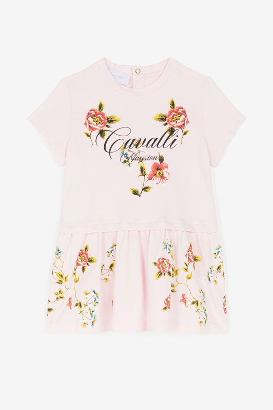 JU Kleid mit Blumendruck JU Kleid mit Blumendruck Rosa OJT117-ISA2J