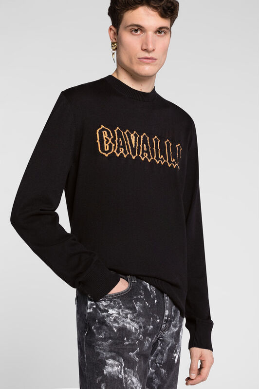RC Logo-Appliqué Sweatshirt Black ONM610-MY004