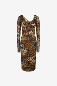 ${brand} Stretch Jaguar Skin print dress ${colorDescription} ${masterID}