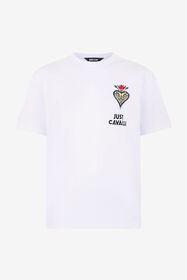 JC T-Shirt Blanc Avec Logo Brodé WHITE WFT067-WF097