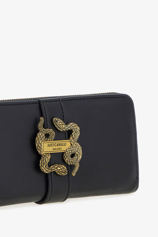 JC Just Cavalli Zip Wallet JC Just Cavalli Zip Wallet Black TFP036-TF495