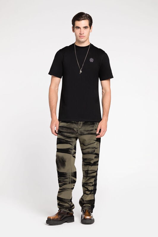 RC Mirror Snake Cotton T-Shirt RC Mirror Snake Cotton T-Shirt Black RRT61G-JD060