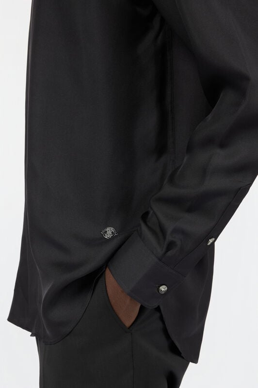 RC Black Silk Shirt  BLACK SOT70B-SE001