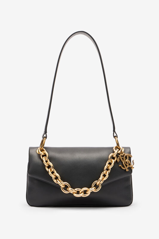 RC Shoulder Bag with Chain and Charm RC Shoulder Bag with Chain and Charm Black VKB015-PNE02