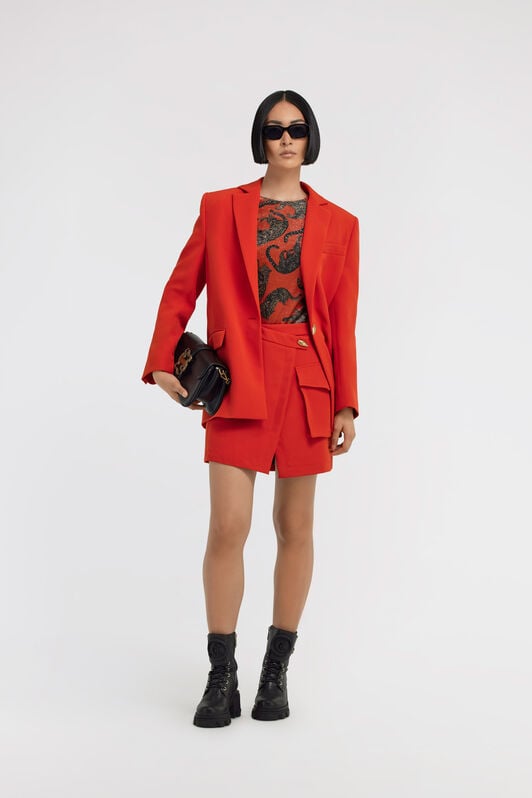JC Just Cavalli Skirt Rot TFT091-TF137