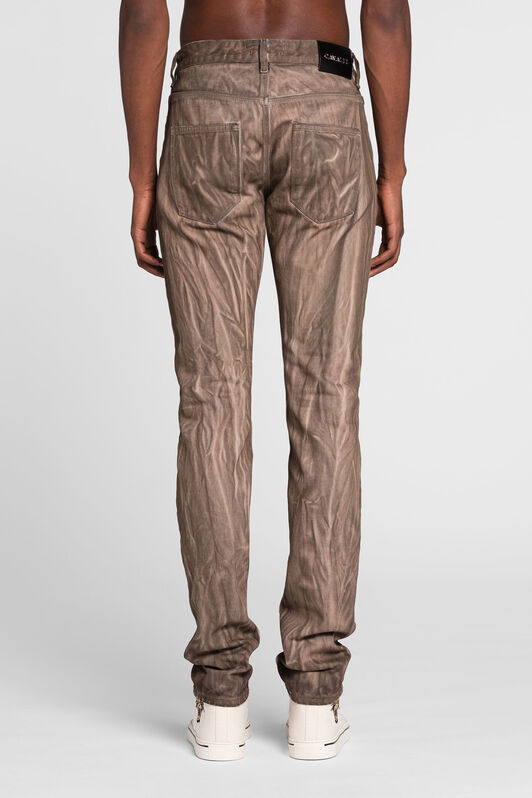 RC Straight-leg denim jeans CARAMEL QRJ219-DL009
