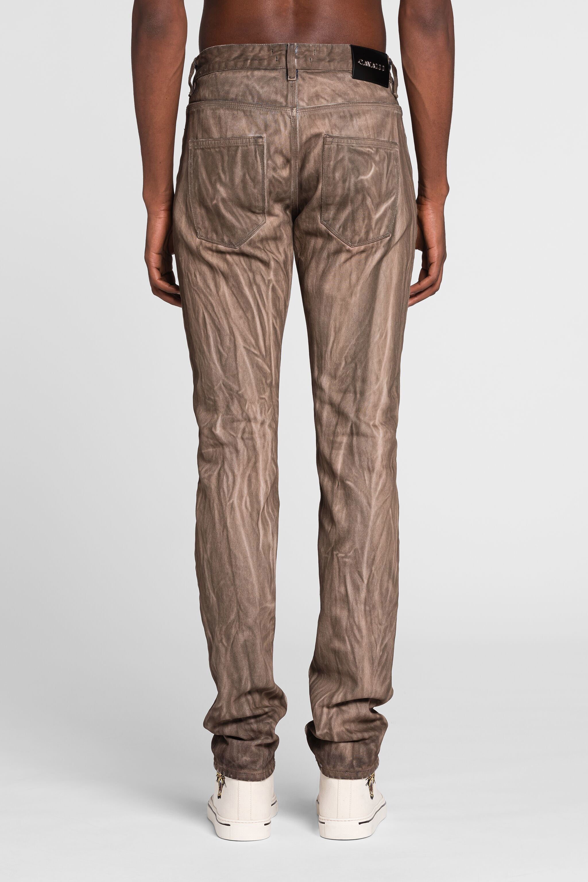 RC Straight-leg denim jeans CARAMEL QRJ219-DL009