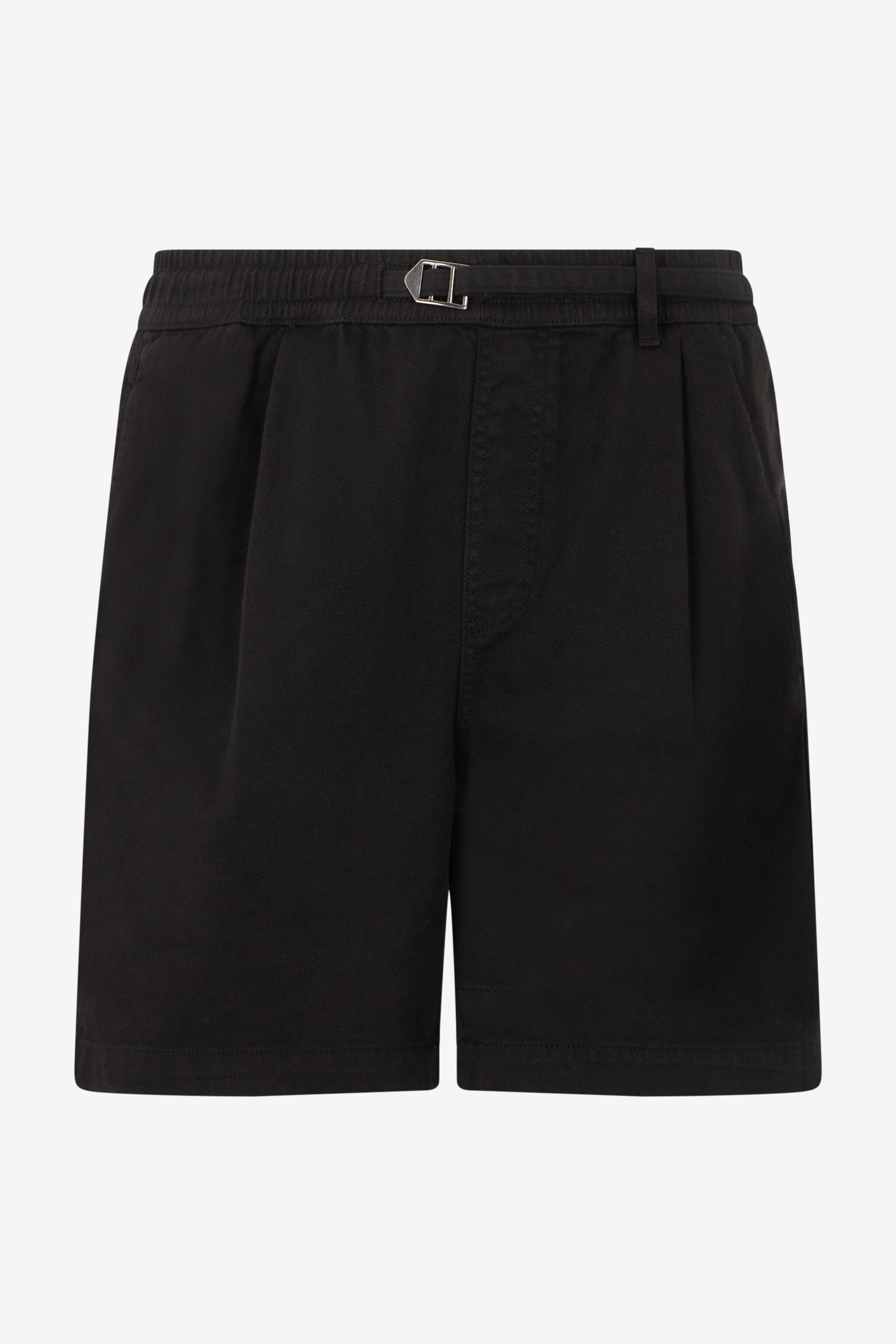 RC Black Cotton Bermuda Shorts BLACK SOT20C-FA017
