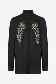 RC Black Embroidered Shirt BLACK SOT70K-3HM70