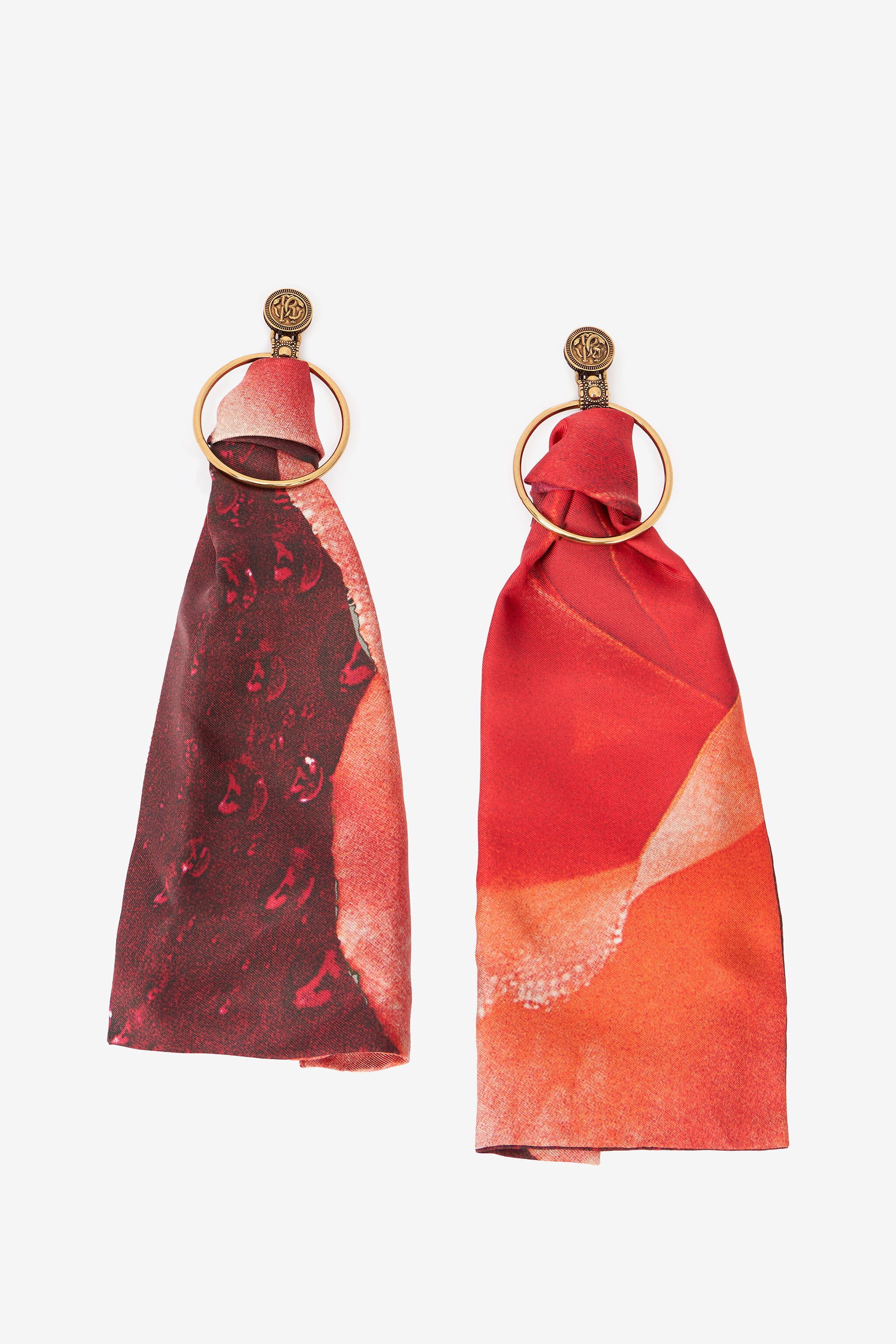 RC Bandana Print Ohrringe RC Bandana Print Ohrringe Rot TKG001-AM019