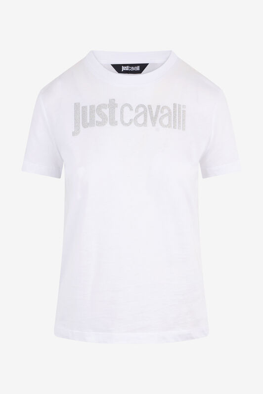 JC Weißes T-Shirt Mit Logo JC Weißes T-Shirt Mit Logo 737 KELP + 348 GRAPE VFT192-VF315