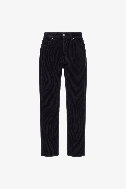 RC Zebra print Jeans Black TRT217-VKB79