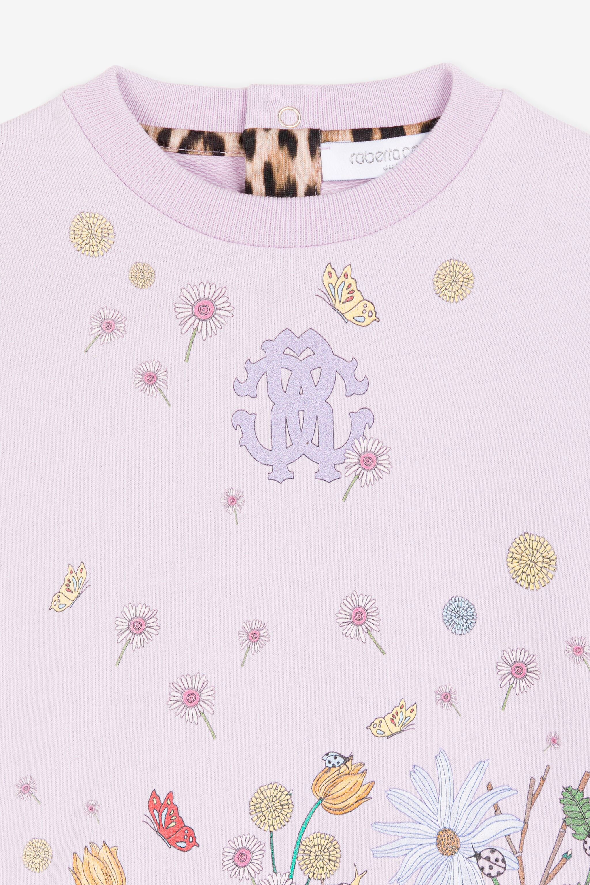 JU RC Monogram Cotton Sweatshirt Purple RJT90H-CF050