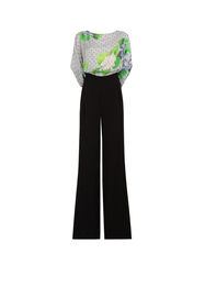 ${brand} Floral And Polka Dot-Print Jumpsuit ${colorDescription} ${masterID}