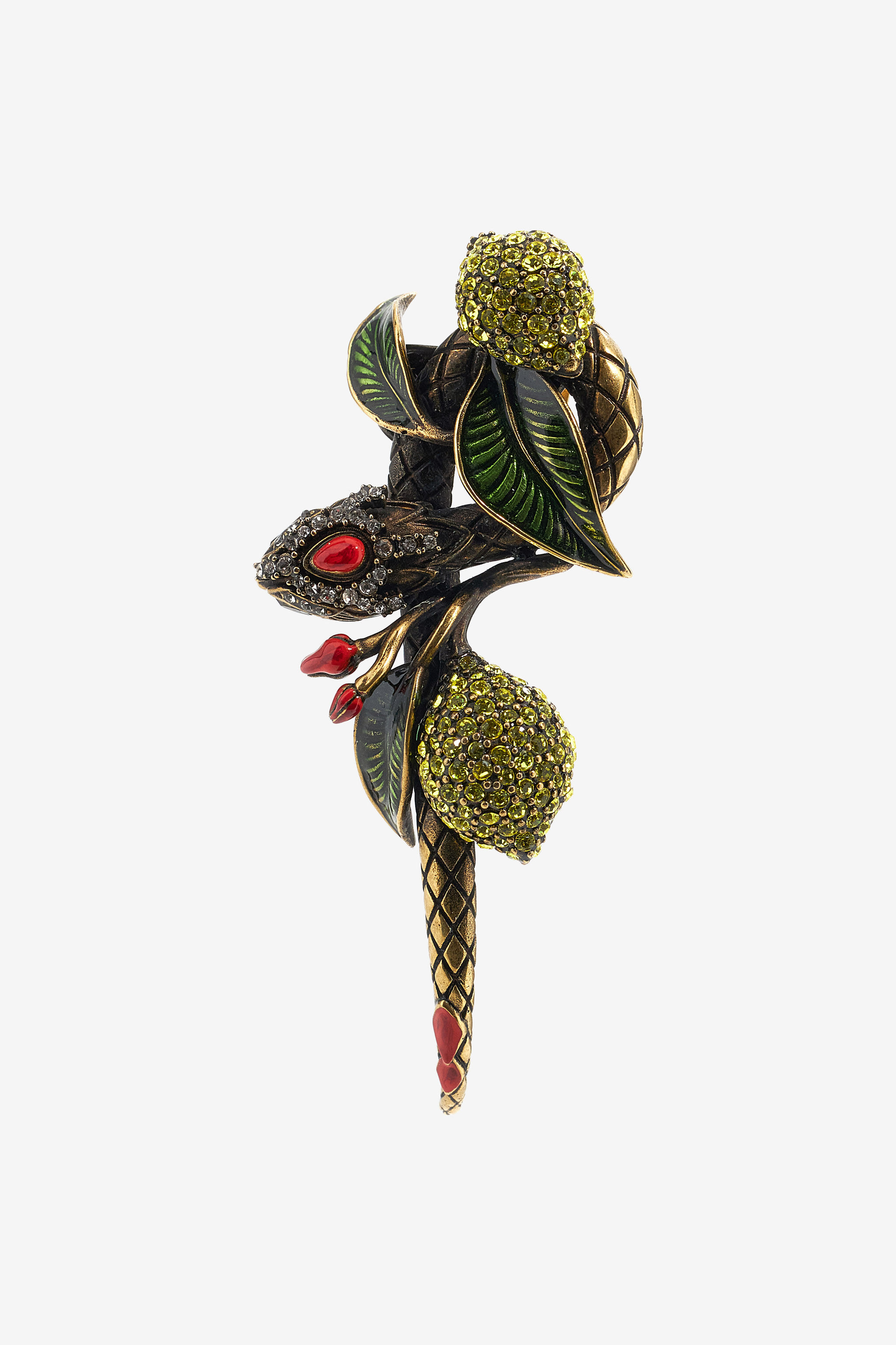 RC Lemon Snake earrings Gold SKG008-AM072