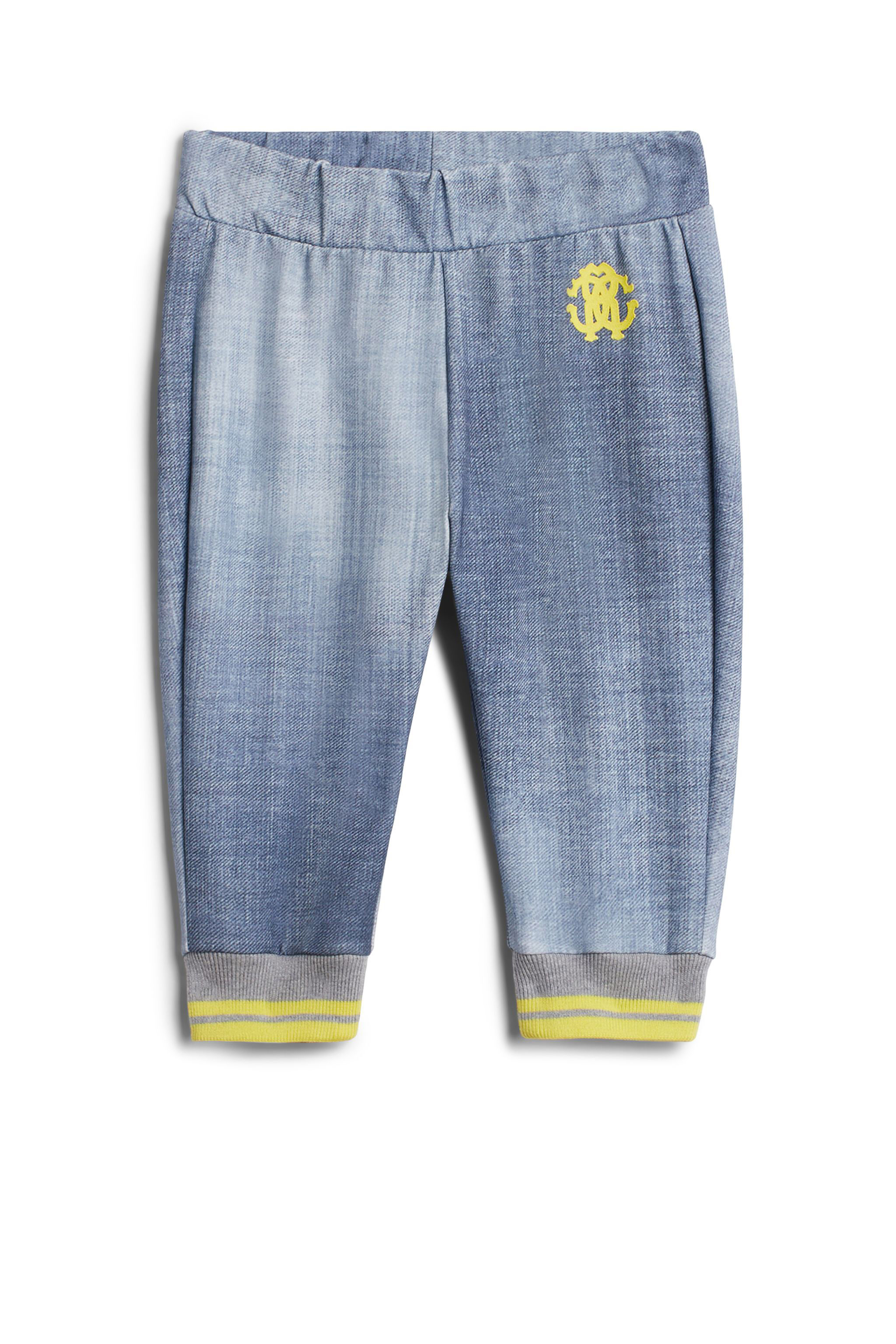 JU Denim print trackpants DENIM IJT280-DOQ70