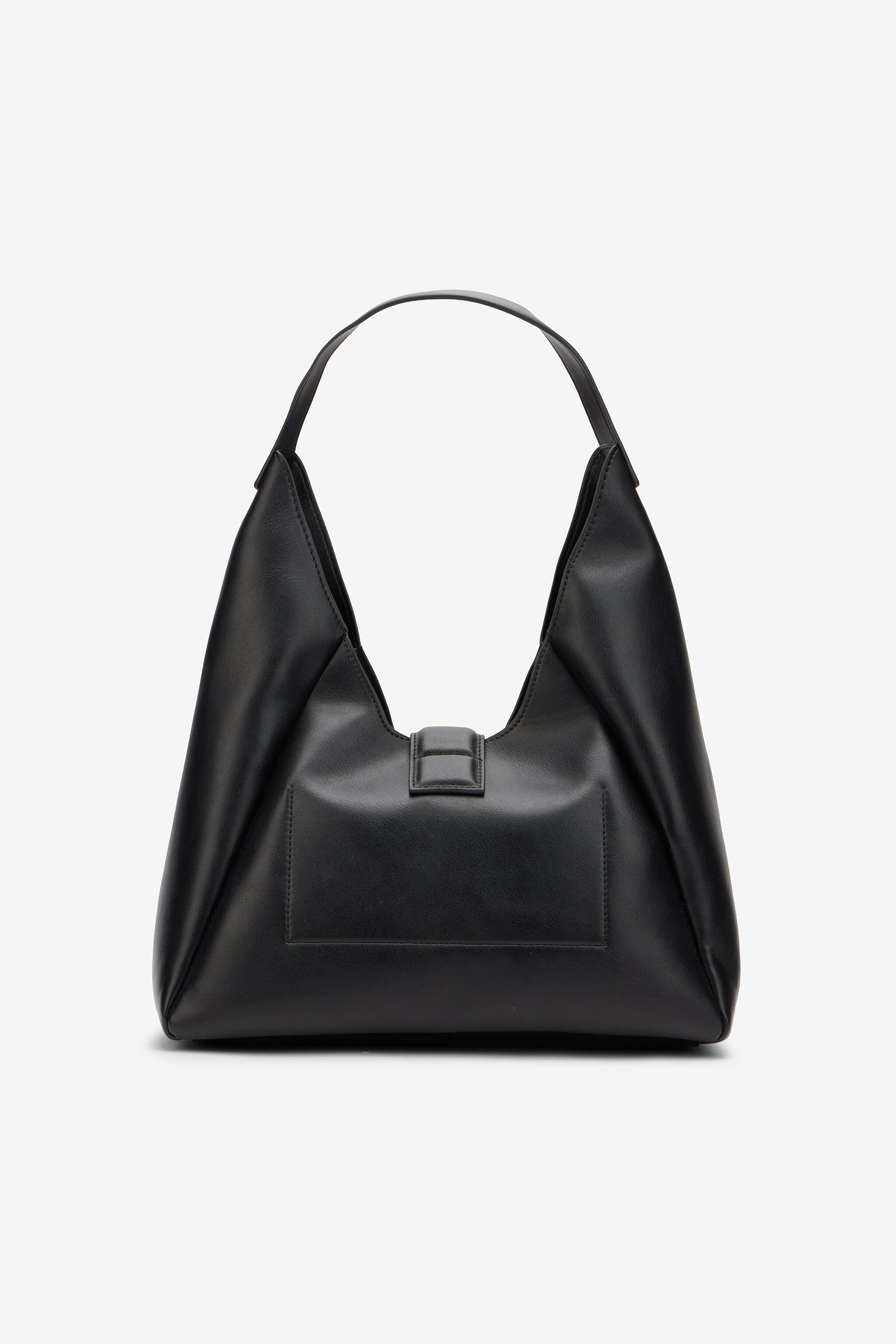 JC Black Shoulder Bag with Serpent Clasp BLACK WFB030-WF360