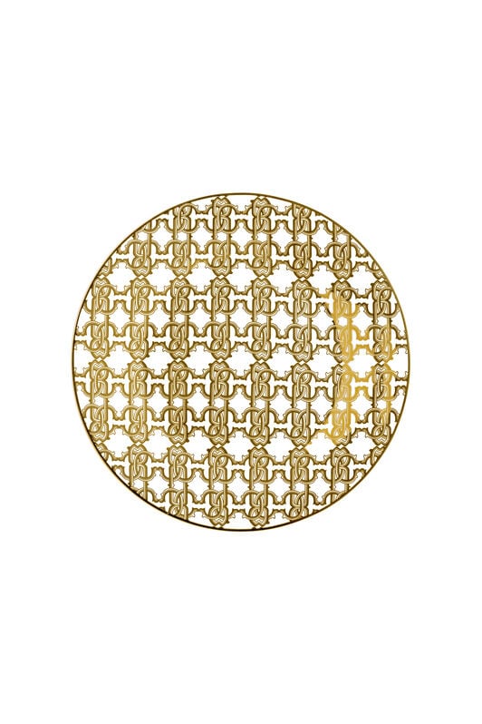 HO Monogram Gold 2 Fruit Plates Gold RALA35-IA040