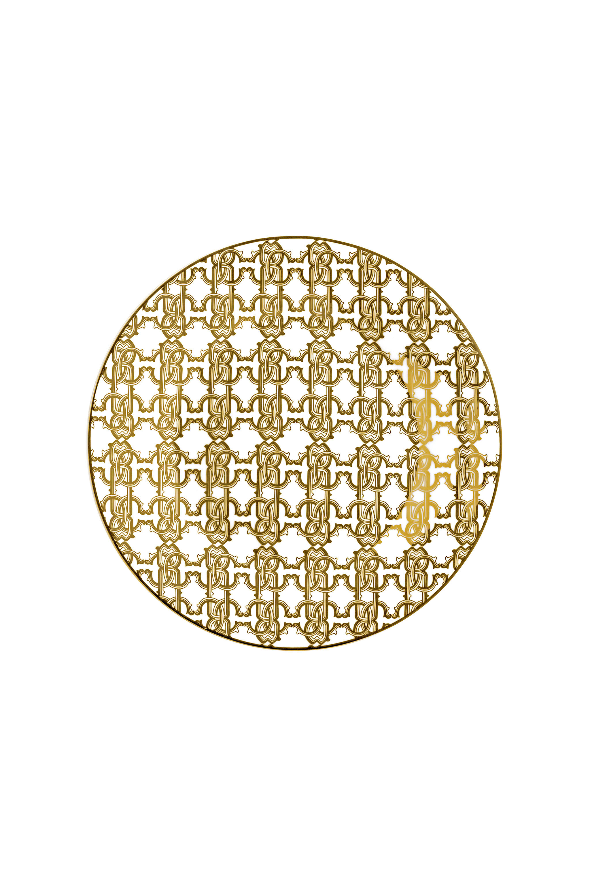 HO Monogram Gold 2 Fruit Plates Gold RALA35-IA040