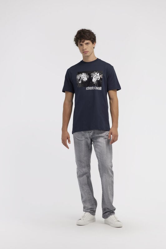 RC T-shirt with Jaguar logo and print RC T-shirt with Jaguar logo and print Dark blue NOT60C-JD060