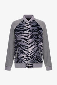 ${brand} Zebra print sweatshirt with buttons ${colorDescription} ${masterID}